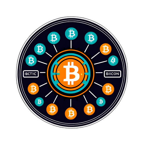 Desain Stiker Bitcoin dan USD