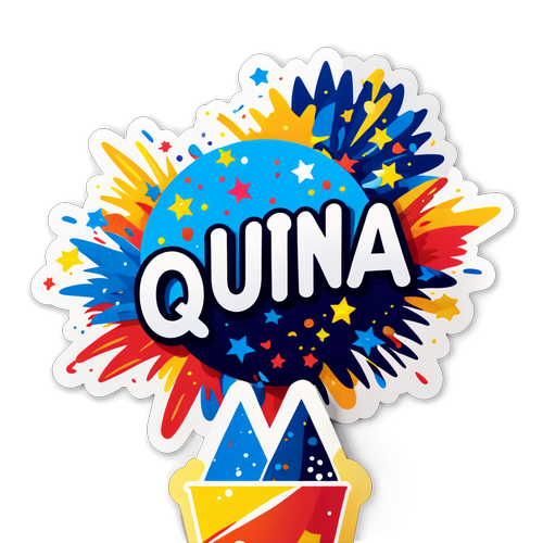 Sticker de Celebração da Quina