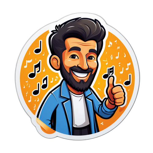 מדבקה עליזה של אור בן יהודה