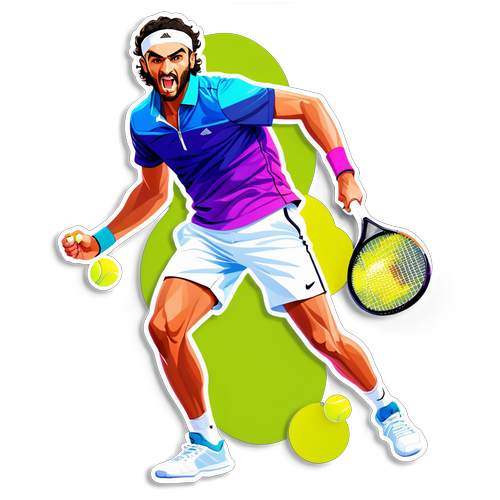 Matteo Berrettini in Azione: Scopri l'Energia Scatenata del Tennis!