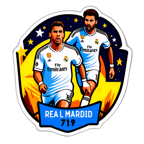 Sticker cu tema fotbal: Real Madrid