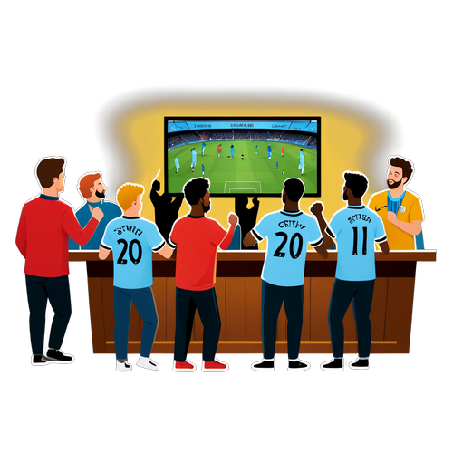 Celebración de Partido en el Bar