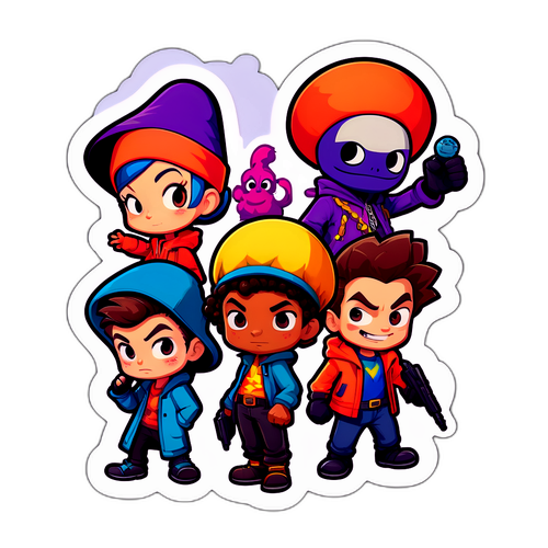 Yeraltı Serisi Unutulmaz Karakterler Stickerı