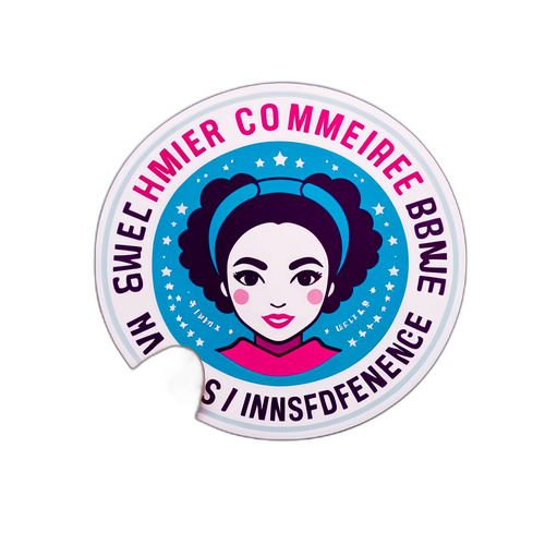 女性独立与自信贴纸