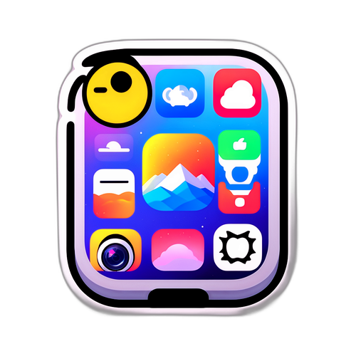 Thiết Kế Nhãn Dán Hình Ảnh Biểu Tượng iOS 26.3