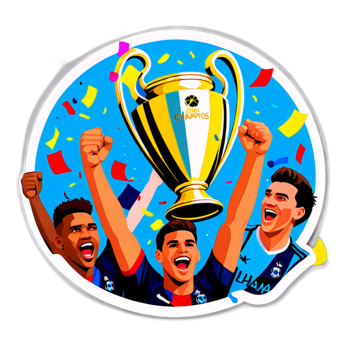 Sticker ya Sherehe za Champions League