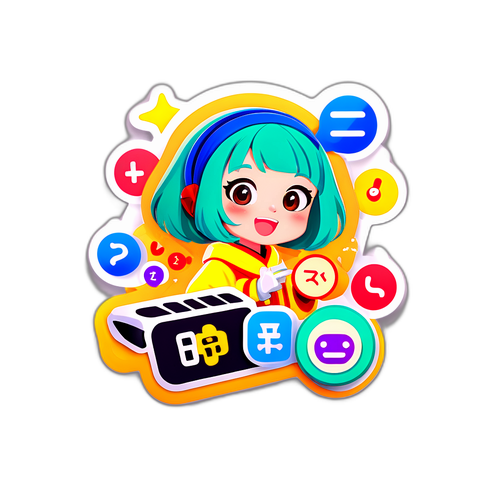 赵露思视频定价信息贴纸