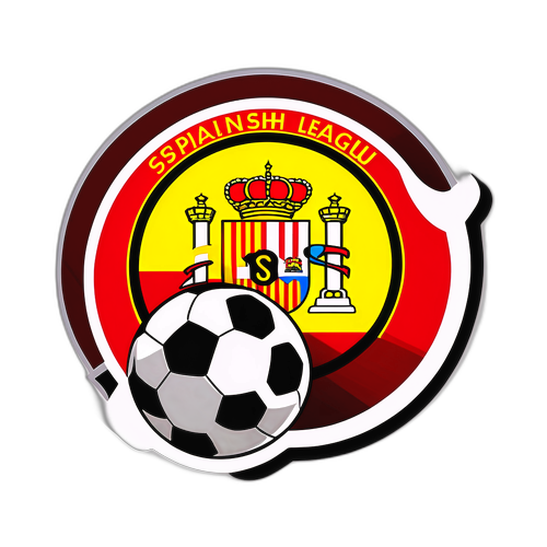 Sticker z ikoną La Liga