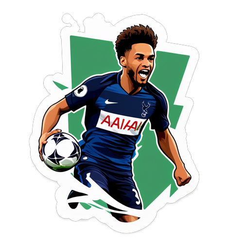 Chasing Dreams and Glory - Tottenham Hotspur Player Sticker