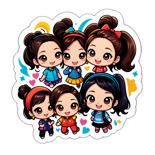 Kaibigang Twice Sticker