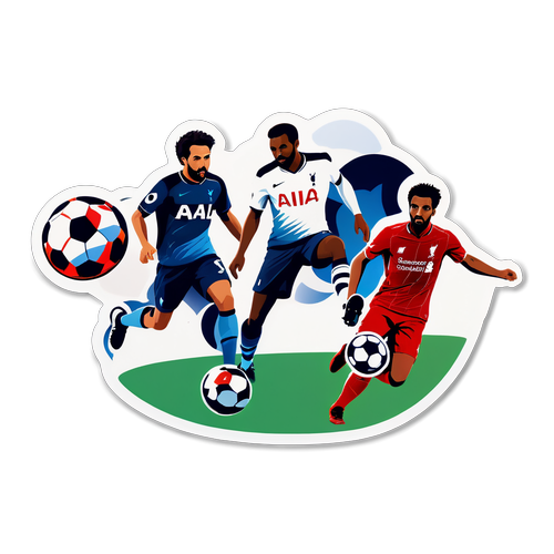 Tottenham vs Liverpool Dynamic Soccer Sticker