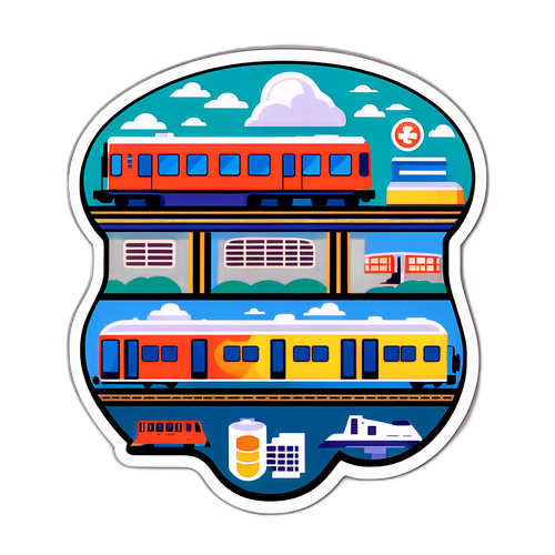 運営情報を象徴するイラストのシール