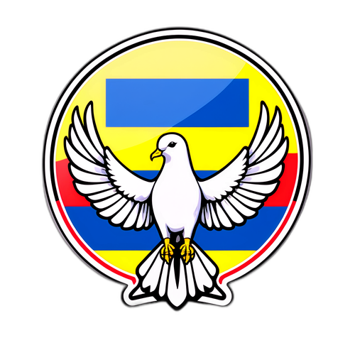 支持乌克兰的贴纸