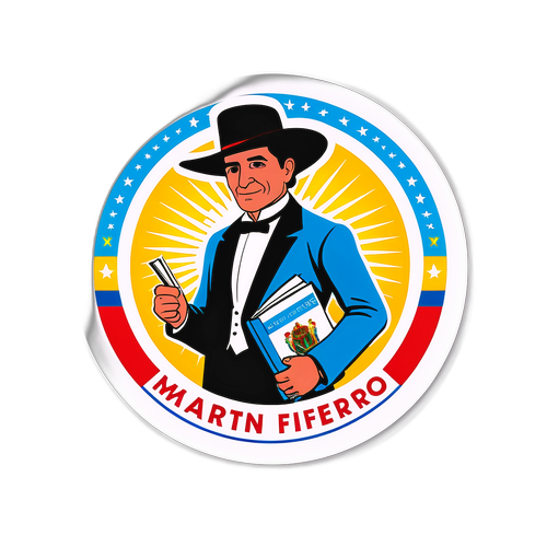 Sticker de Martín Fierro 2025