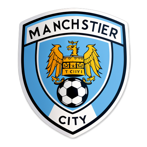 Design samolepky s logem Manchester City