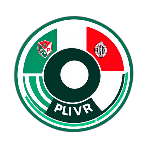 Sticker que celebra la rivalidad entre Palmeiras y River Plate
