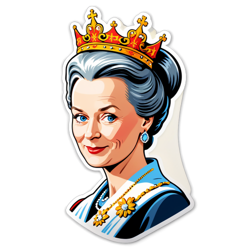 Penuh Kemewahan! Kenali Gaya Diraja Ratu Margrethe Dalam Sticker Menakjubkan Ini!