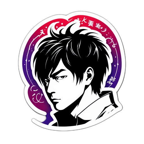 松崎司のシルエットと歌詞のデザイン