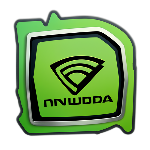 Sticker de Chip NVIDIA con 'Innovación'