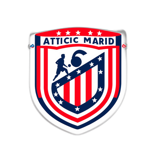Autocollant du Logo d'Atletico Madrid