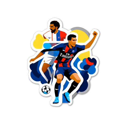 Sticker meci PSG-Inter