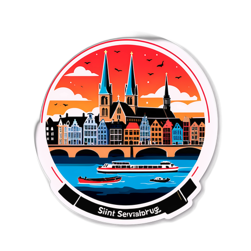 Maastricht Skyline med Sint Servaasbrug