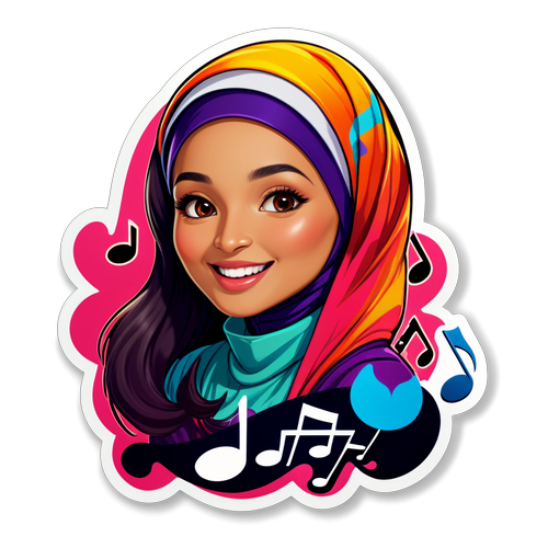 Jangan Lepaskan! Sticker Fatin Afeefa Penuh Rentak dan Warna!