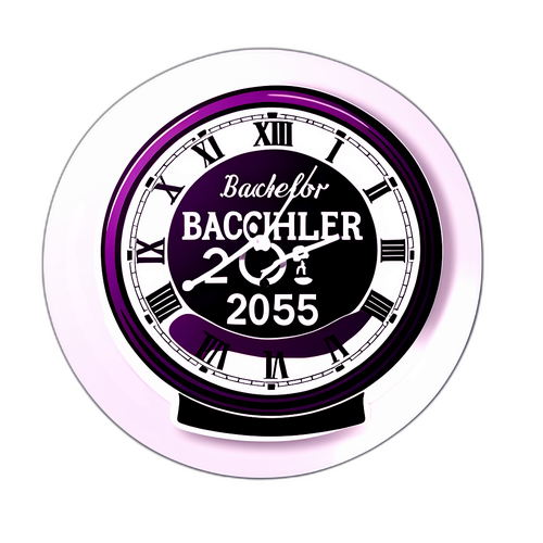 Стикер з годинником "Бакалавр 2025. Час для кохання - Епізод 6"