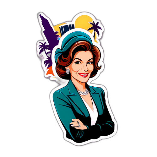 Sticker ya Peggy Siegal katika Tukio la Juu