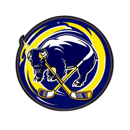 Buffalo Sabres Dynamic Logo Sticker