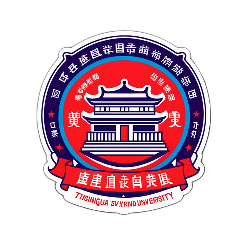 清华大学与北京大学选择幽默贴纸