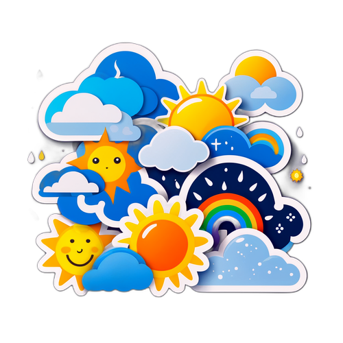 Ilustrasi Cuaca Ceria