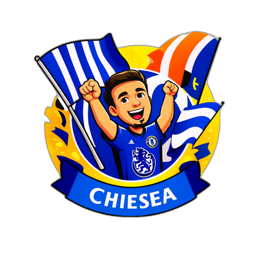Αυτοκόλλητο φιλάθλου Chelsea FC
