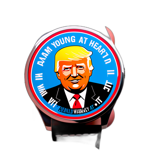 Adhesiv cu Trump - Mereu Tânăr în Inimă!