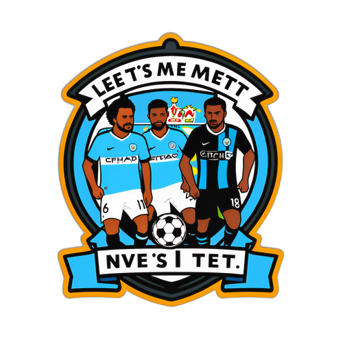 สติกเกอร์ฟุตบอล แมนเชสเตอร์ ซิตี้ และนิวคาสเซิล