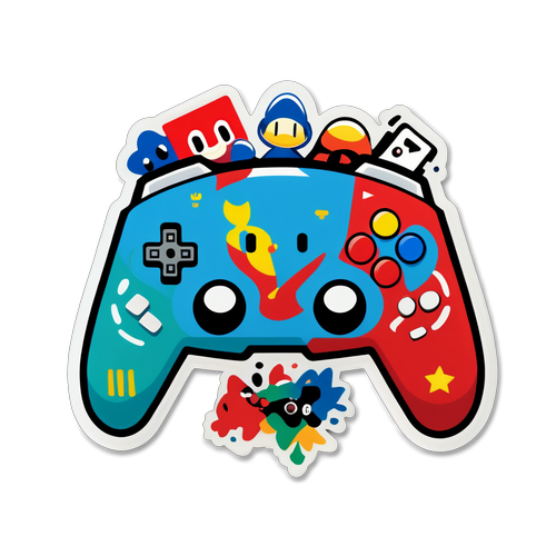 Nintendo Gaming Culture Sticker