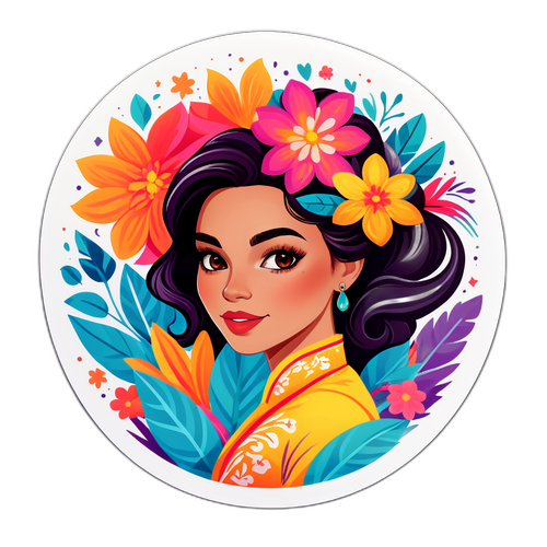 Vibrant na Sticker ni Valeria Marquez