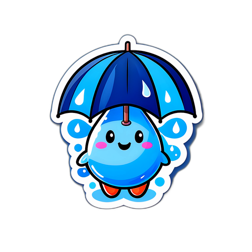 Giọt mưa dễ thương