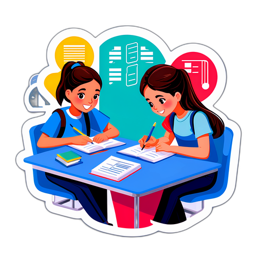 2025 대학 입시 준비를 하는 학생들