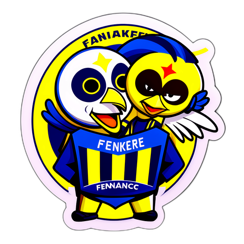 Pelbagai Mascot Fenerbahçe dan Nice dalam Persaingan Mesra