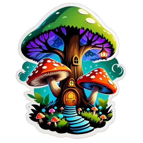 Enchanted Forest with Fairy Treehouse
