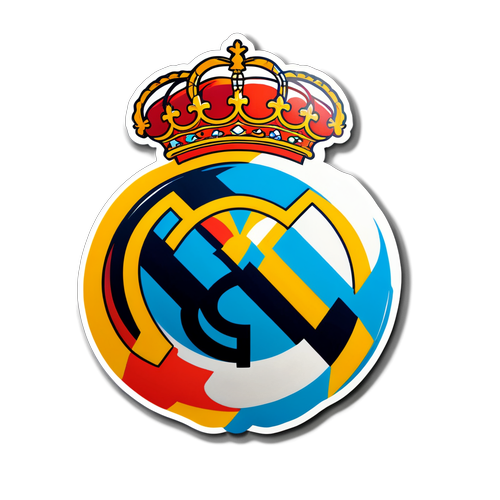 Logo del Real Madrid con elementi di Mallorca