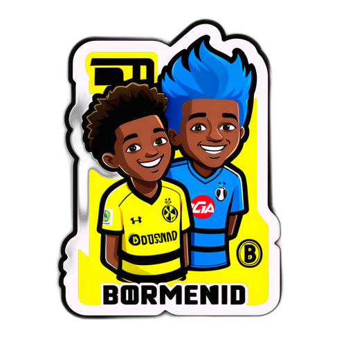 Samolepka pro zápas Borussia Dortmund vs. Atalanta
