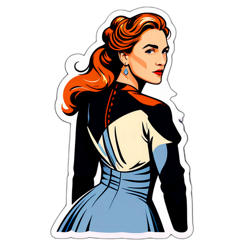 En stiliserad illustration av Kate Winslet