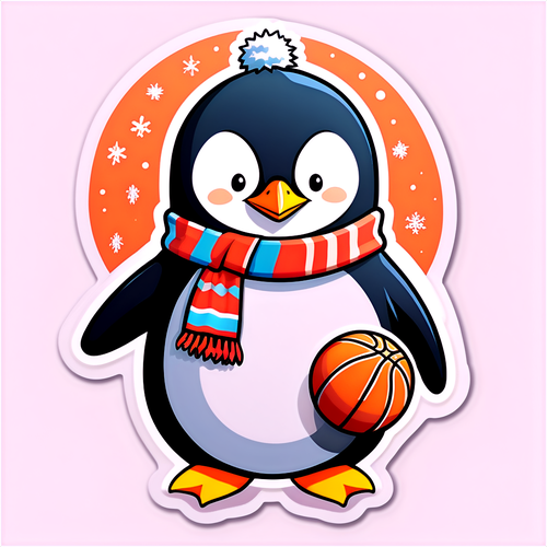 Ang Nakakaaliw na Penguin: Tsinelas, Scarves, at Basketball sa Taglamig!