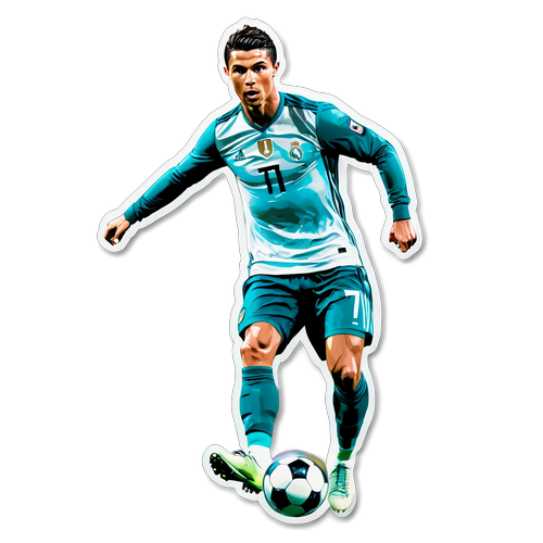 Nieuwiarygodny Wzrok! Cristiano Ronaldo jakiego Jeszcze nie Widziałaś w Dynamicznej Pozycji!