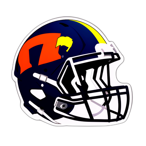 Sportsmanship Rivalry Helmet Sticker