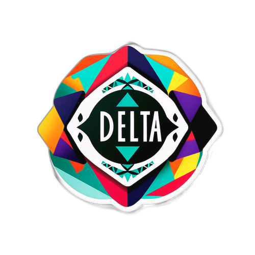 Pola Geometris Delta