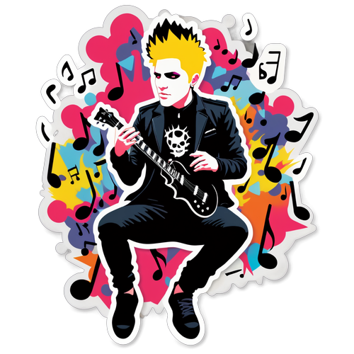 Punk Rock Music Tribute Sticker