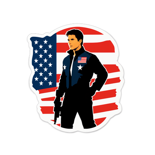 Tom Cruise és az Amerika Szelleme: Ez a Matricaflág Felrobbantja a Rajongók Szívét!